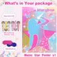 JUNUO Pin The Microphones On The Famous Singers Party Games, Suitable for Music-Themed Party Supplies Decoration, Pop Singers Party,Pink Girl