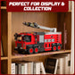 Mould King Ladder Fire Truck Building Set - 725+PCS STEM Toys for Kids & Adults, 24094 City Firetruck Building Bricks with Movable Ladder, Ideas