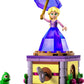 LEGO Disney Princess Twirling Rapunzel 43214 Building Toy with Diamond Dress Mini-Doll and Pascal The Chameleon Figure, Wind Up Toy Rapunzel, Disney