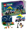 LEGO Friends Stargazing Camping Vehicle Adventure Toy, Includes 2 Mini-Dolls, Camping Trailer, Telescope Toy, and a Dog Figure, Science Gift Idea