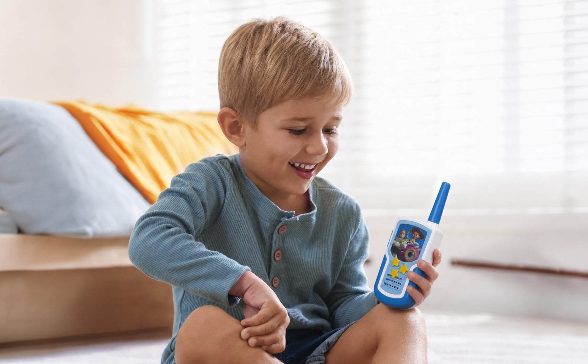 Toy Story 5 Walkie Talkies for Kids, Static Free and Extended Range Indoor and Outdoor Toys
