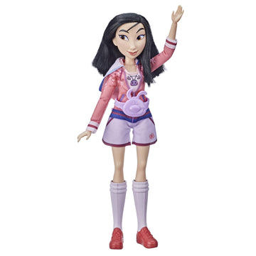Disney Princess Comfy Squad Mulan Fashion Doll, Toy Inspired by Disney’s Ralph Breaks The Internet, Casual Outfit Doll, Girls 5 and Up, White