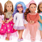 Our Generation - 18-inch Ballerina Doll - Red Hair & Blue Eyes - Ballet Outfit & Hair Bow - Pretend Play - Toys for Kids Ages 3 and Up - Aubrie