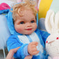 VacosHeart Reborn Dolls Baby Clothes for 17-22 Inch Dolls, Handmade Pajamas Set Boys One-Piece Outfit Clothing Accessories for Lifelike Newborn Toy