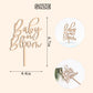ZAIBIANHAO Baby in Bloom Cake Topper