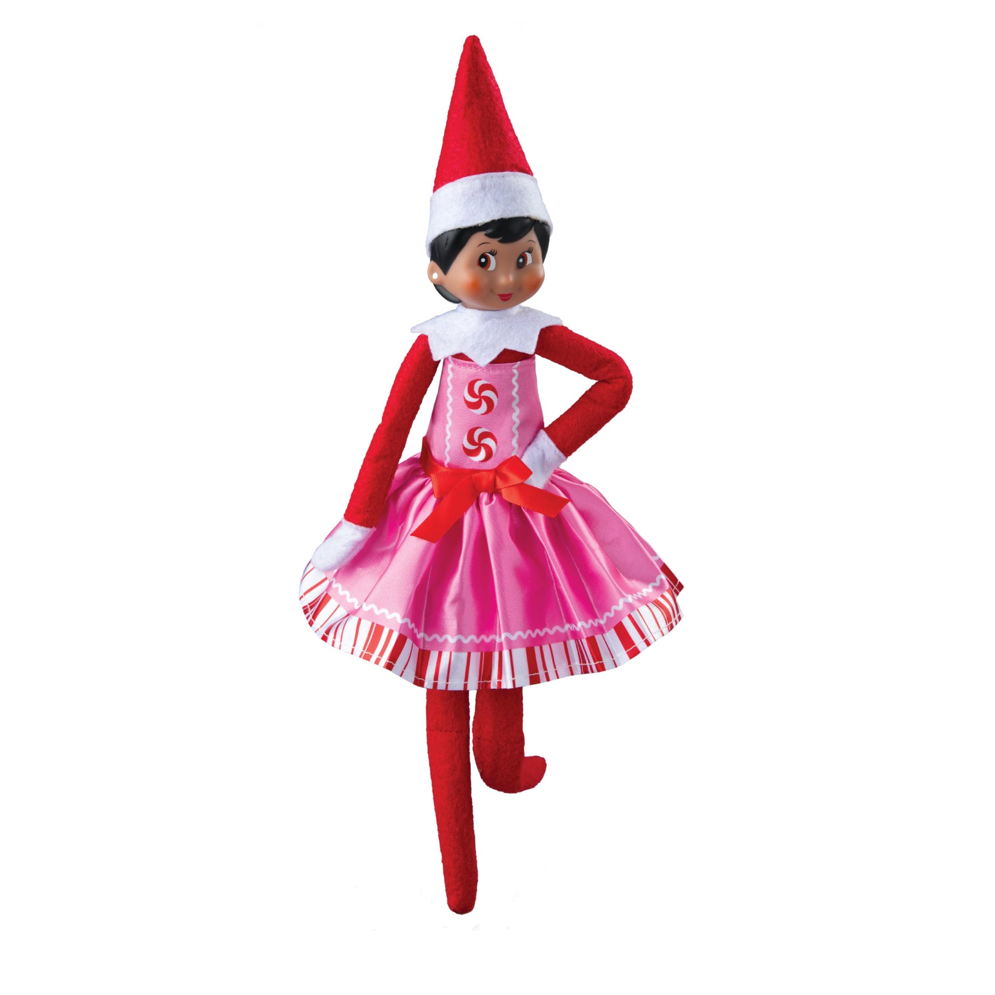 The Elf On The Shelf Claus Couture Collection Pink Peppermint Party Dress Accessory - Scout Elf NOT Included