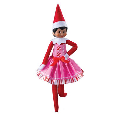 The Elf On The Shelf Claus Couture Collection Pink Peppermint Party Dress Accessory - Scout Elf NOT Included