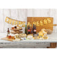 Creative Converting 324453 Cheers & Beers Plastic Border Print Tablecover, 54" x 102", Ivory