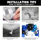 Paready Blue Black Balloons Garland Arch Kit, 122Pcs Blue Silver Metallic Balloons Arch for Birthday Baby Shower Graduation Wedding Bridal Shower