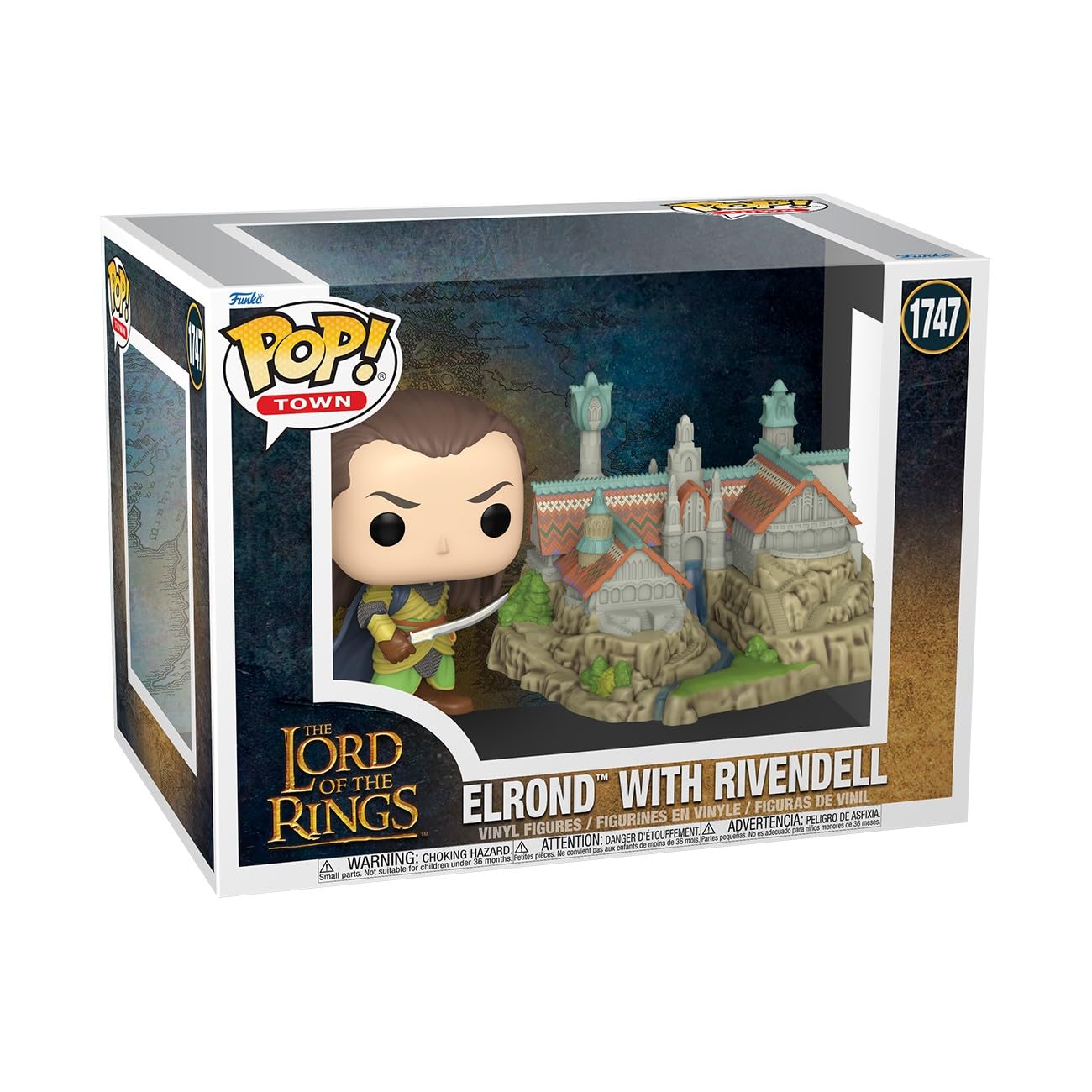 Funko POP! Town: Lord of the Rings - Elrond & Rivendell