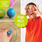 Made By Me Glow The Dark Powerballs by Horizon Group USA, DIY STEM Kit. Make 18 Bouncy Crystal Power Balls, Molds and Instructions