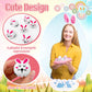 OJYUDD 30 Pcs Easter Bunny Pull Back Cars,Mini Rabbit Car,Mini Bunny Cars for Adult,Easter Basket Stuffers,Easter Egg Stuffers