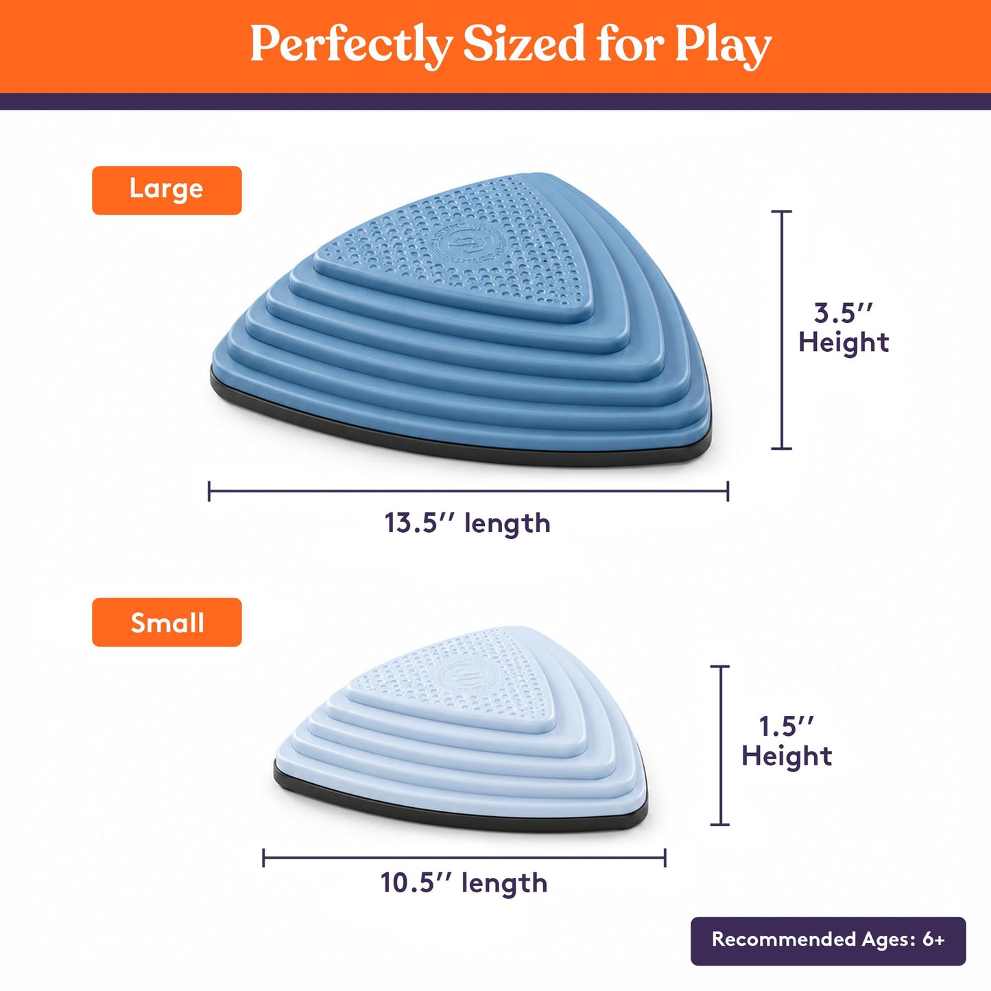 Special Supplies 10 Stepping Stones for Kids Indoor and Outdoor Balance Blocks Promote Coordination, Balance Strength Child Safe Rubber, Non-Slip