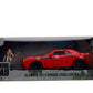 Jada The Walking Dead 1:24 2015 Dodge Challenger Die-Cast Car & 2.75" Glen Figure, Toys for Teens & Adults