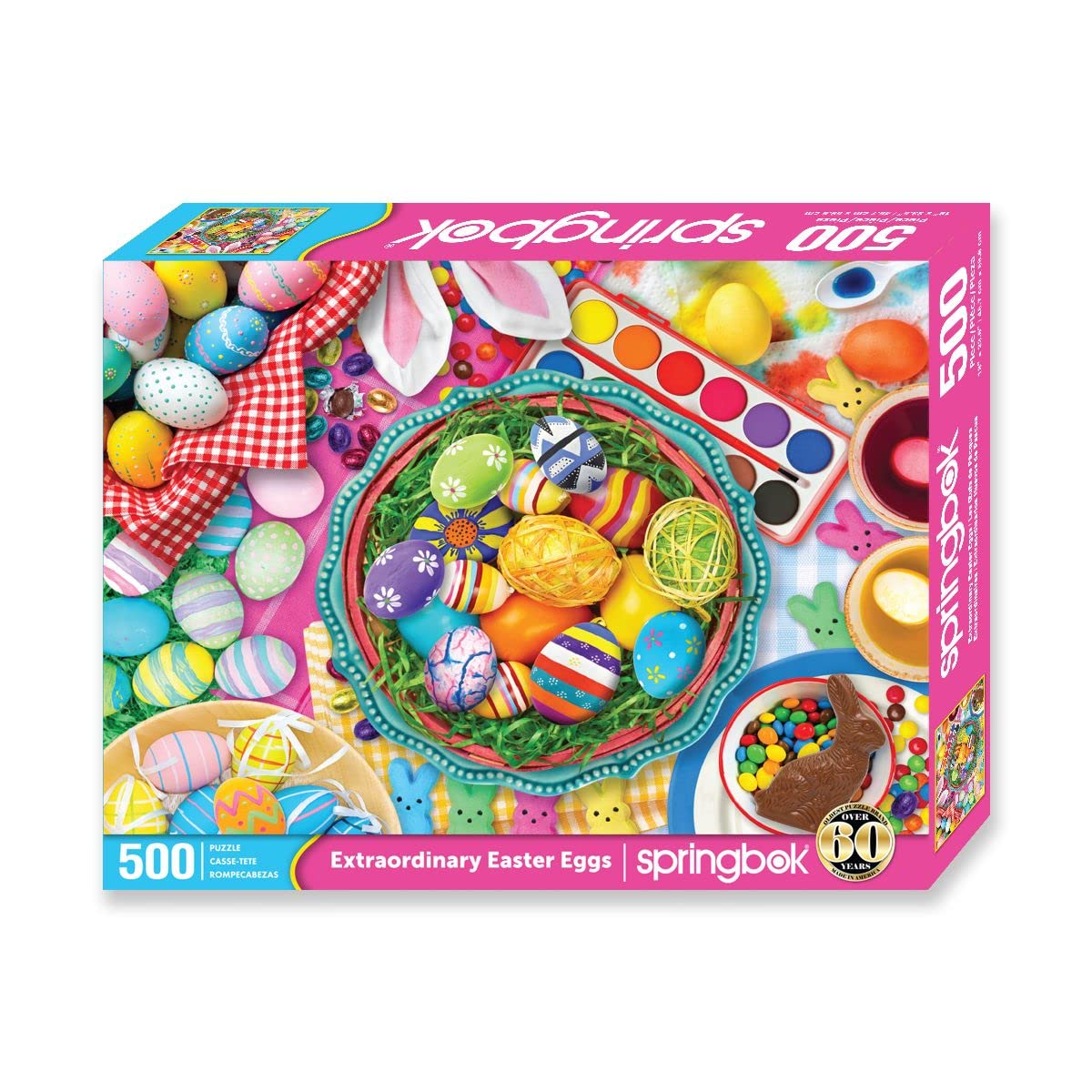 Springbok Extraordinary Easter Eggs 500 Piece Jigsaw Puzzle for Adults