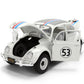 Jada Herbie The Love Bug Volkswagen Beetle Hollywood Rides 1:24 Die-Cast Vehicle with Tire Rack Toys