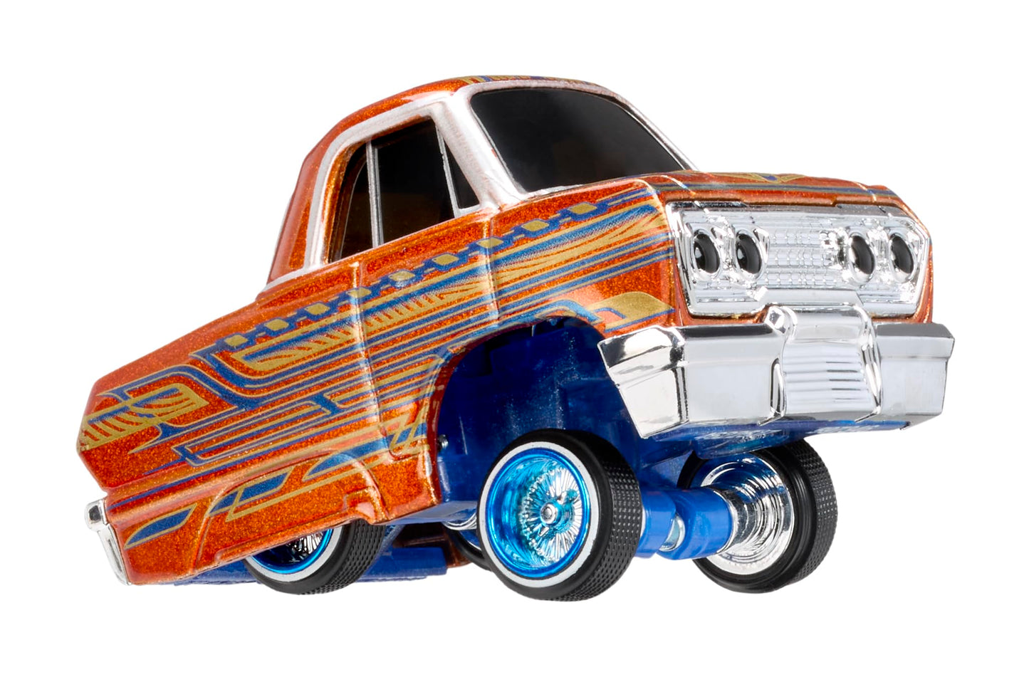 CarTuned™ Lowrider Series 1-1963 Chevy Impala (Orange)