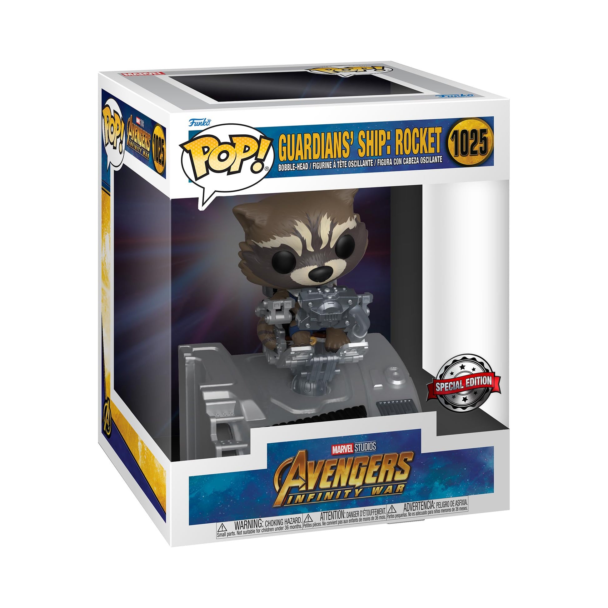 Funko Pop! Deluxe: Marvel - Guardians of The Galaxy Ship - Rocket Raccoon - Avengers - Collectible Vinyl Figure - Gift Idea - Official Products - Toys