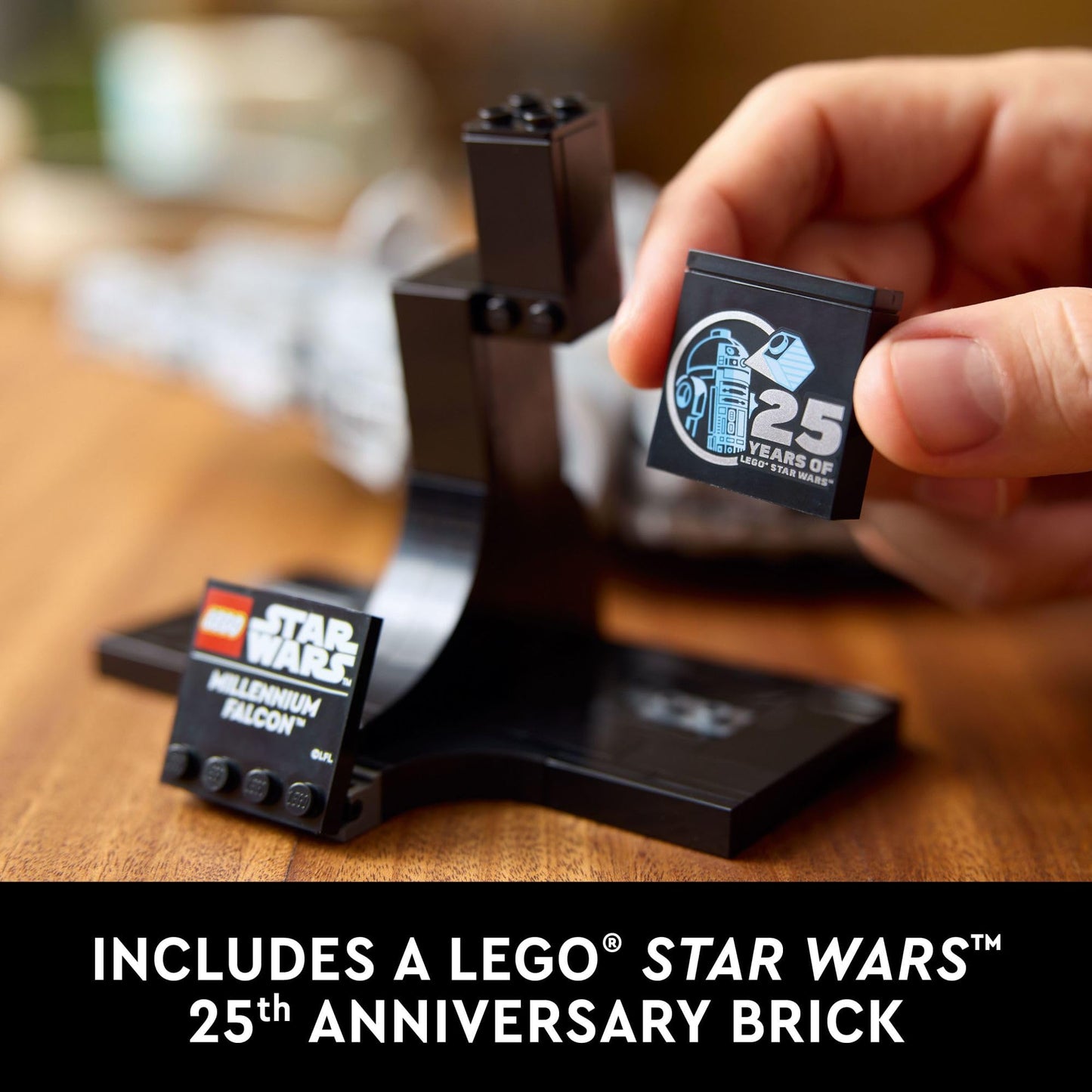 LEGO Star Wars Millennium Falcon 25th Anniversary Collectible - DIY Building Set for Adults, Men & Women, Ages 18+ - A New Hope Model with Display