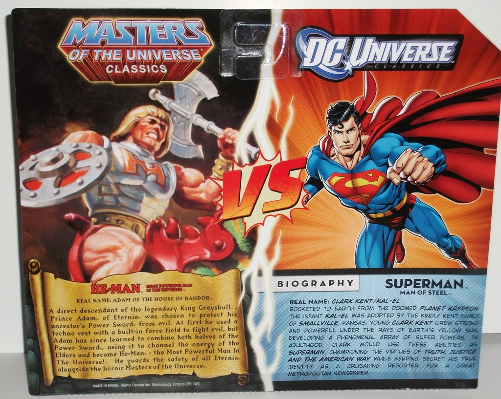 DC Universe & Masters of the Universe Classics Exclusive Action Figure 2Pack Superman Vs. HeMan