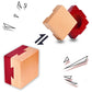 DC-BEAUTIFUL Impossible Dovetail Box Mini 3D Brain Teaser Wooden Magic Drawers Gift Jewelery Box Puzzle Toy for Adults