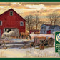 Cobble Hill 1000 Piece Puzzle - Winter on the Farm - Sample Poster Included