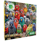 Lucky Puzzles | 500 Piece Puzzles for Adults | Feathered Friends Fiesta