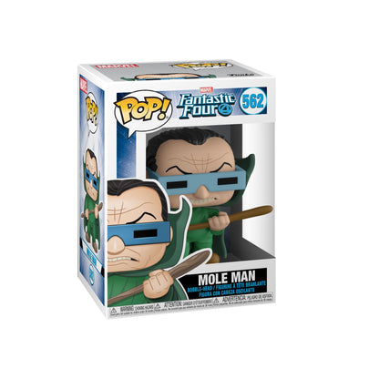 Funko Pop! Marvel: Fantastic Four - Mole Man, Multicolor