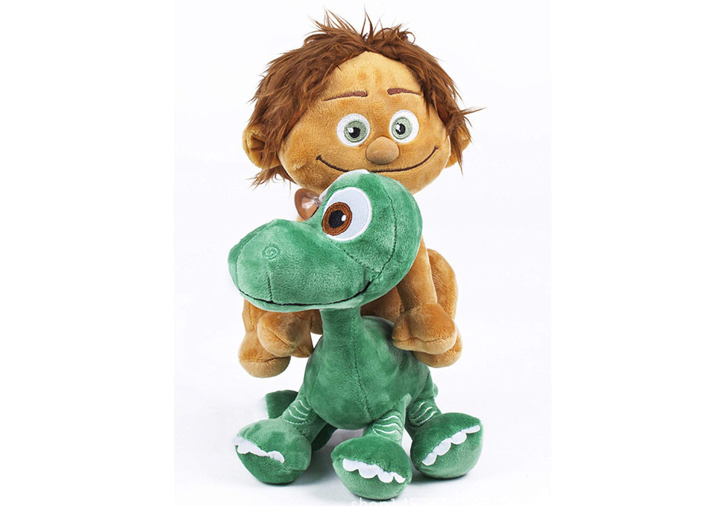PELATOS The Good Dinosaur Plush Toy-Pack 2 Quality Super Soft - Spot The Child 8"/22CM + Arlo Baby 8"/22CM