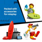 LEGO City Lifeguard Beach Rescue Truck Toy - Building Set for Kids, Boys and Girls, Ages 6+ - Includes 2 Minifigures, Shark Toy - Gift for