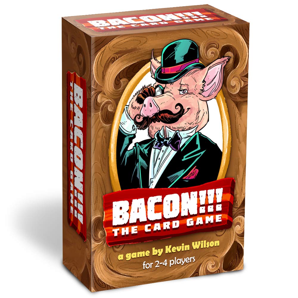 Th3rd World Studios Bacon!!! The Card Game - an Easy Family-Friendly Party Game for Adults, Teens, and Kids (2-4 Players)