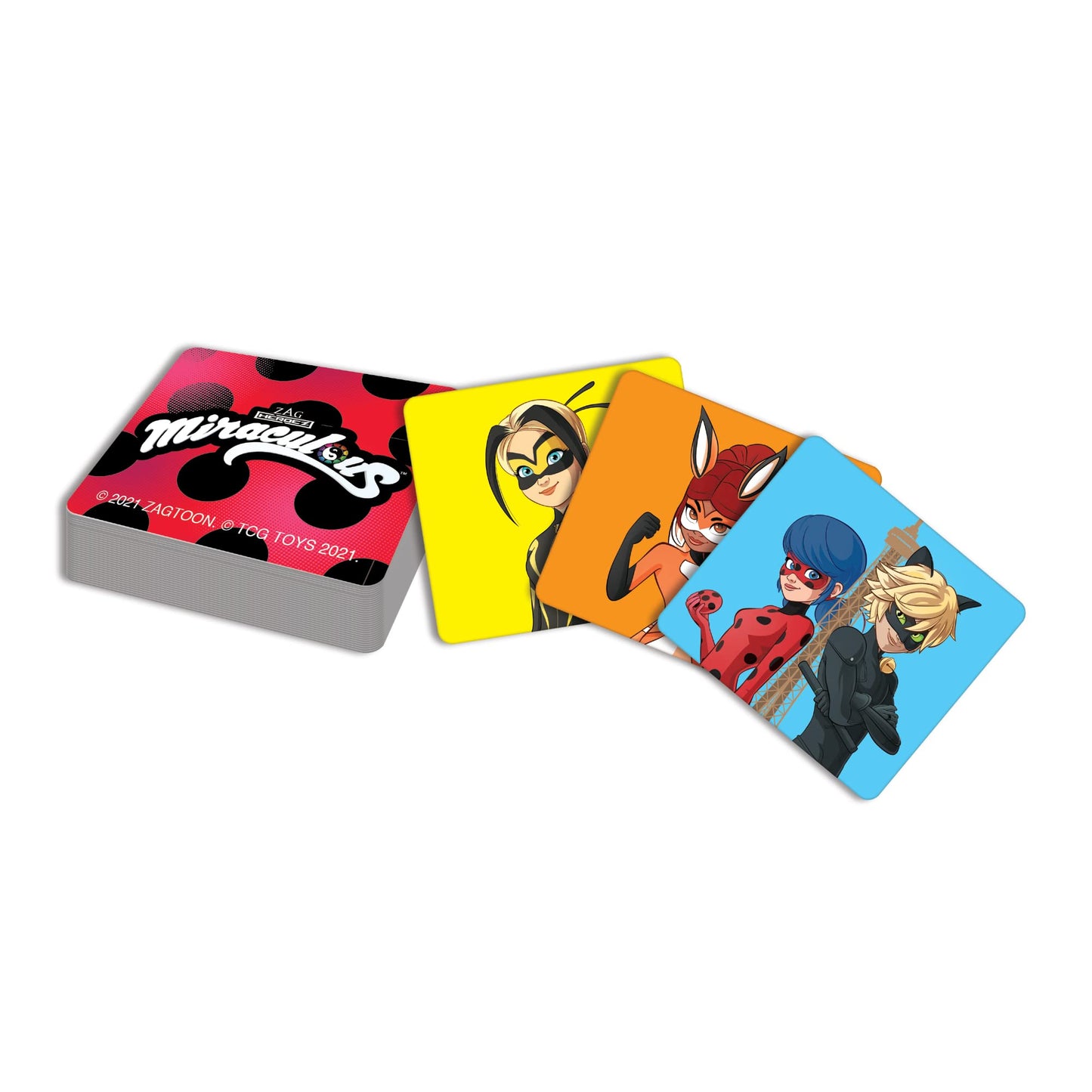 TCG Toys Miraculous Ladybug - Memory Matching Card Game - Featuring 72 Full Color Pieces - Promote and Improve Memory & Sensory Development Skills