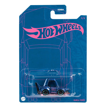 Hot Wheels 2022 - Manga Tuner - Pearl & Chrome Series 4/6 [Blue/Pink]