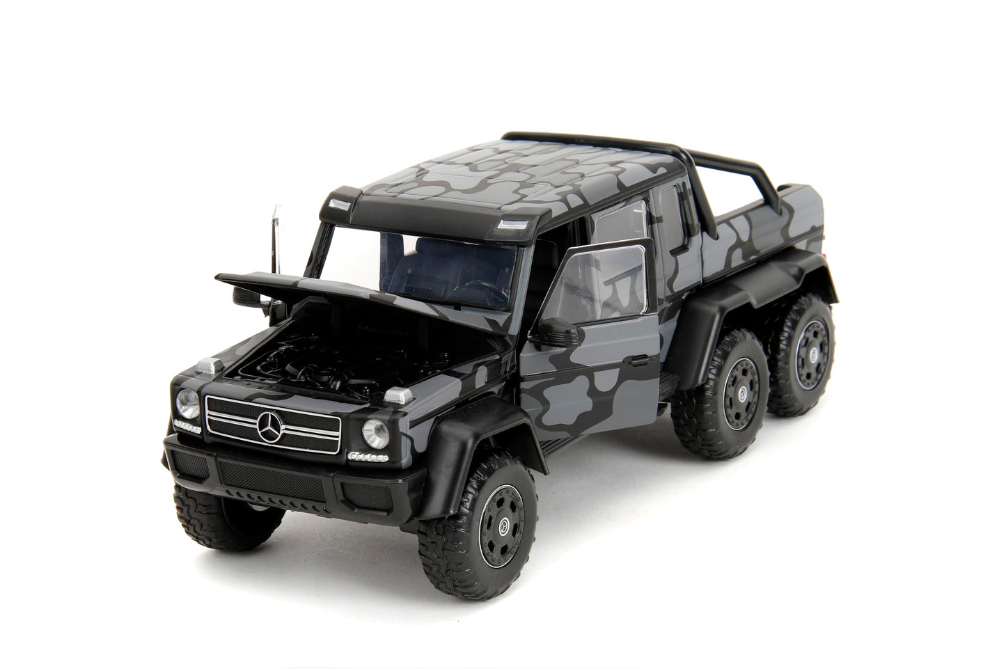 Jada Pink Slips 1:24 W6 Mercedes Benz AMG G63 Die-Cast Car, Toys for Kids and Adults(Grey Camo)