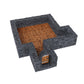 Warlock Tiles: Expansion - 1 in. Dungeon Straight Walls