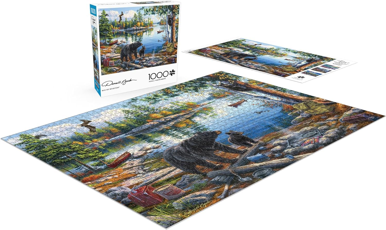 Buffalo Games - Blue Sky Reflection - 1000 Piece Jigsaw Puzzle for Adults