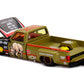 MINI GT Dually Pickup Truck Sumatran Rhino Tan and Carbon with Graphics (Designed) House Special 1/64 Diecast Model Car KHMG153