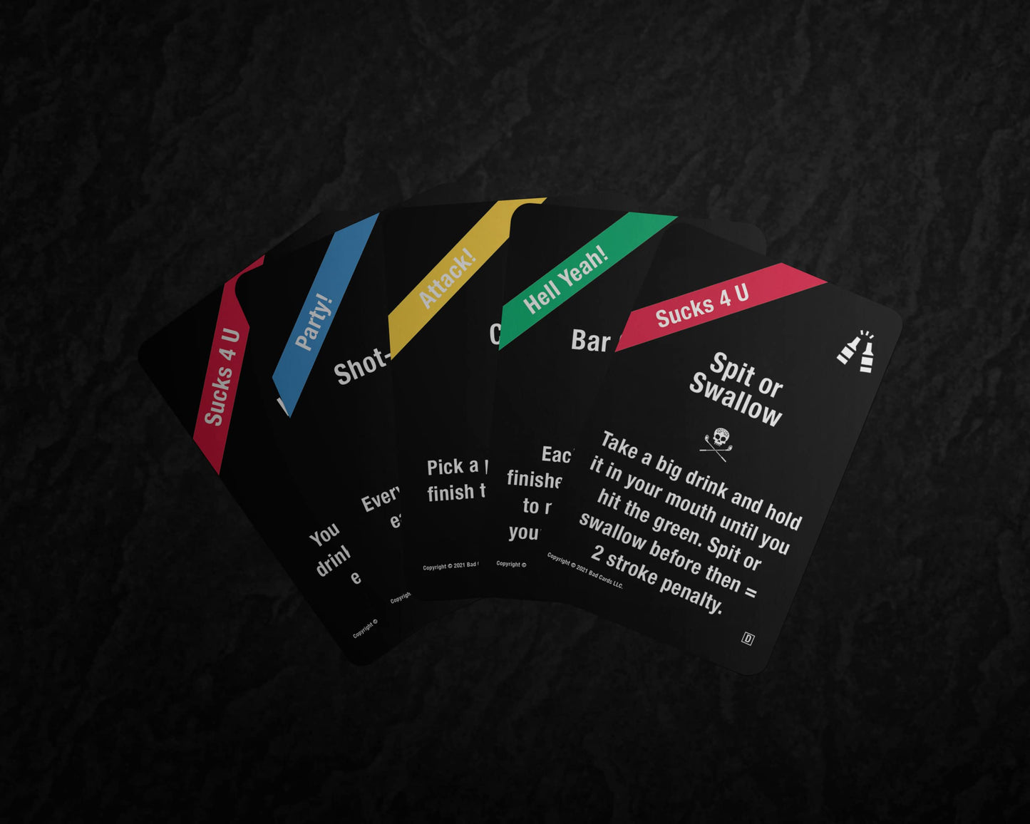 Bad Cards Fore Good Golfers - "Drinkin' Rules Vol 1" Expansion Pack