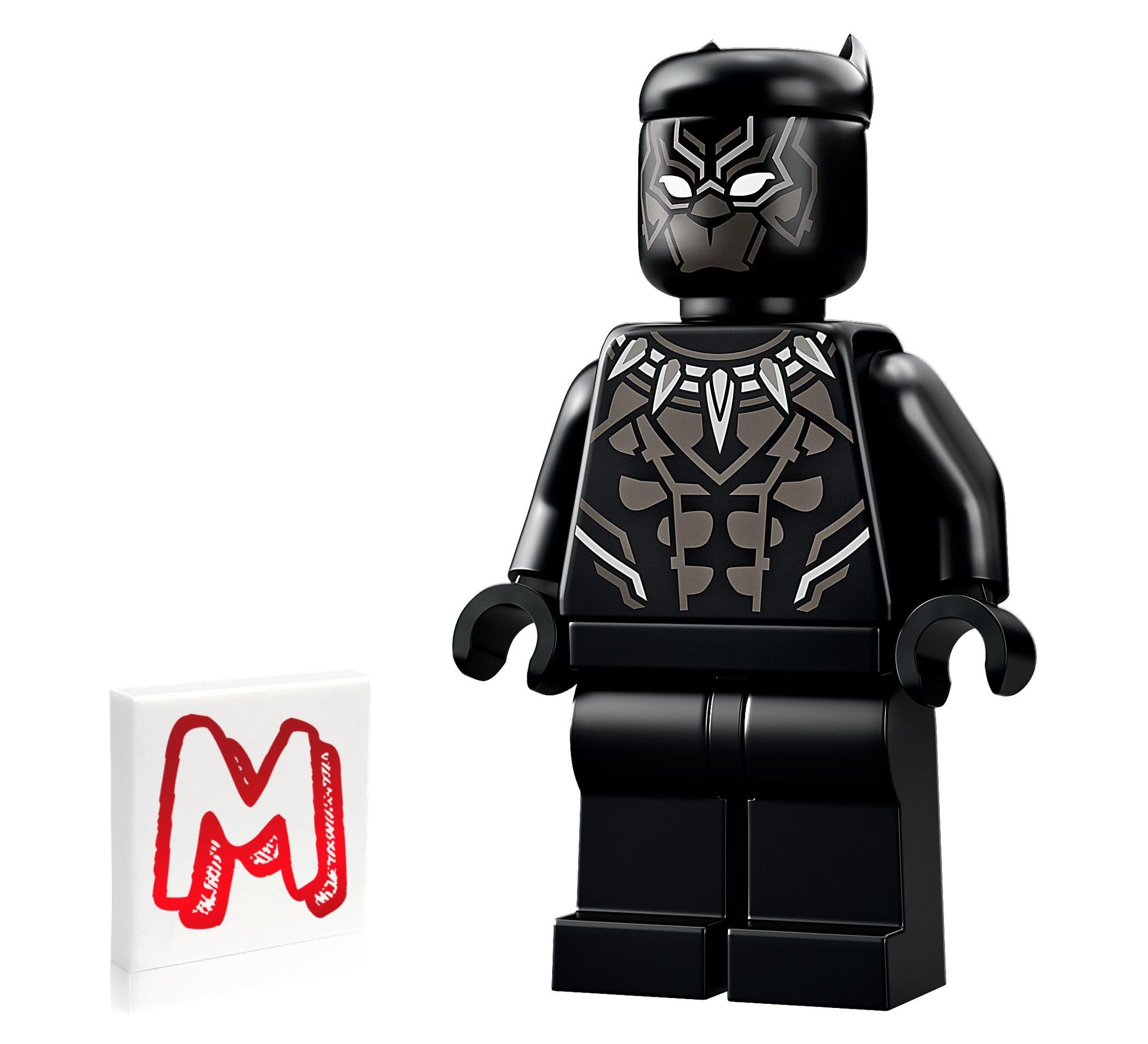 LEGO Marvel Avengers Super Heroes Minifigure - Black Panther with Jet (Limited Edition)