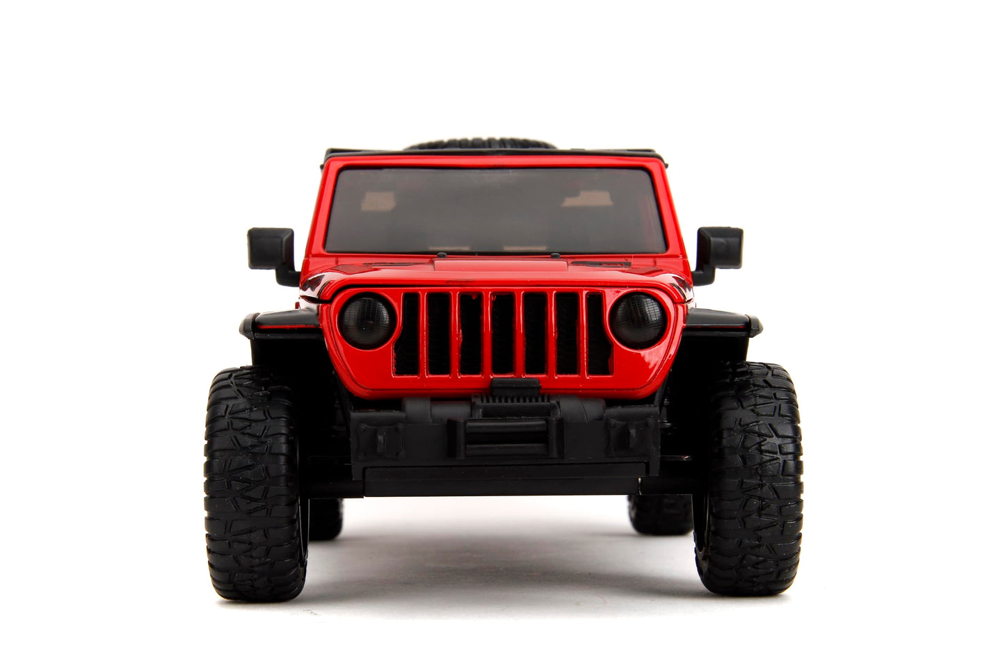 Jada Just Trucks 1:24 2020 Jeep Gladiator Die-Cast Car & Tire Rack, Toys for Kids and Adults(Red)
