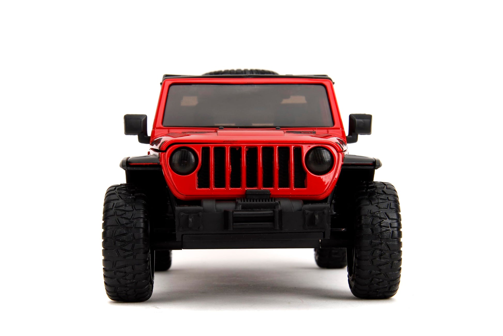 Jada Just Trucks 1:24 2020 Jeep Gladiator Die-Cast Car & Tire Rack, Toys for Kids and Adults(Red)