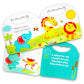Fisher Price "My First Books" Set of 4 Baby Toddler Board Books (Bedtime, Playtime, Friendship and Peek-a-Boo!)