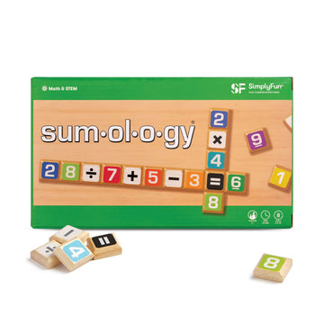 SimplyFun Sumology Math Game - One of The Most Fun Math Games for Kids Ages 8-12 - Practice Addition, Subtraction, Multiplication and Division - 2 or