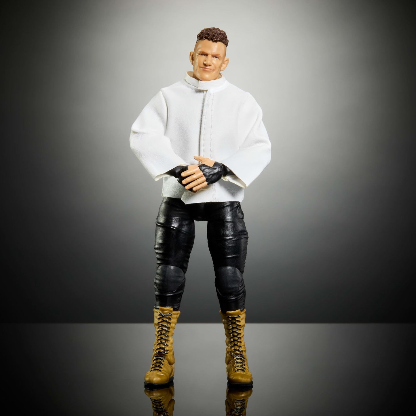 Mattel WWE Elite Action Figure & Accessories, 6-inch Collectible Channing “Stacks” Lorenzo with 25 Articulation Points, Life-Like Look & Swappable