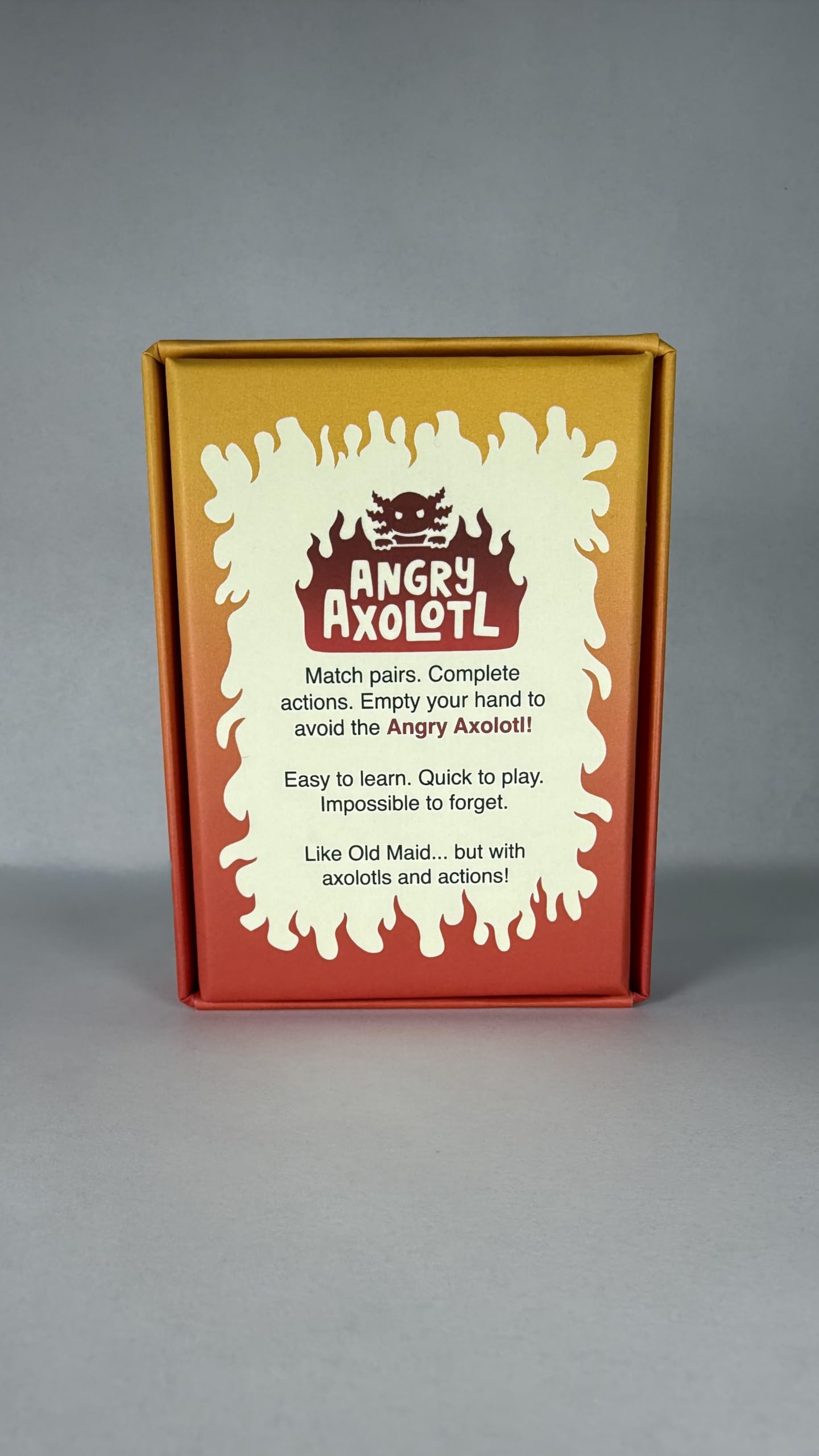 Angry Axolotl Card Game, Fast-Paced Family Party Game, Ages 7+, 2-6 Players, 51 Playing Cards with Instructions, 15 Minute Playtime, Made in USA