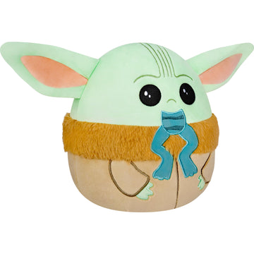 Squishmallows Original 8in Star Wars Grogu Eating Frog Plush (Little)