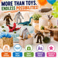 Safari Ltd. Cryptozoology Designer TOOB - 7 Figurines: Yeti, Loch Ness, Jackalope, Kraken, Trout, Coelacanth, Bigfoot - Educational Toy Figures