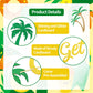 Let’s Get Flocked Up Banner - Pink Glitter Flamingo Party Banner with Palm Trees & Pineapple, NO DIY Required, Tropical Summer Pool Party