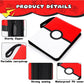 Card Binder 9 Pocket, 900 Pockets Extra Large Trading Card Binder with Zipper, PU Leather Waterproof Card Album Holder, 3-Ring Collectible Card Book