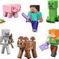 Mattel Minecraft Toys, Skeleton Action Figure with Accessory & Redstone Building Piece, 3.25-inch Scale Collectible Set Inspired by Video Game